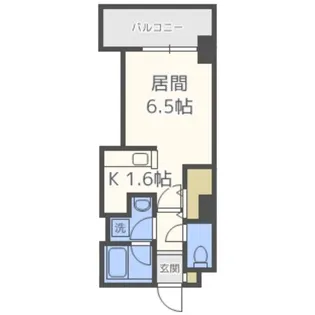 ビッグパレス北14条【11階】の間取り