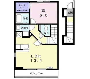 calm牛立【2階】の間取り