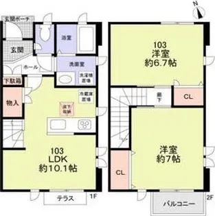 アポロハウスの間取り