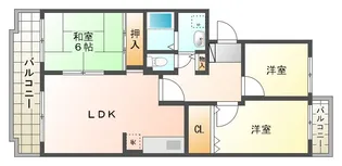 マッティーナ神戸弐番館【4階】の間取り