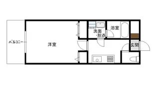 エメロード中央 II【4階】の間取り