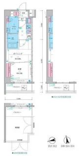 ガリシア中野新井薬師【2階】の間取り