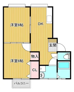 ミッキーハウス4【2階】の間取り
