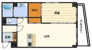 ゼック梅田ノース【4階】の間取り