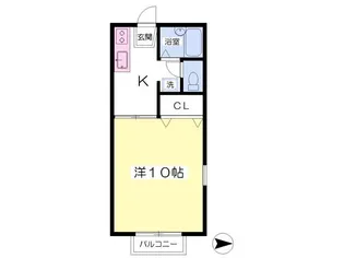 リヴェールA【2階】の間取り