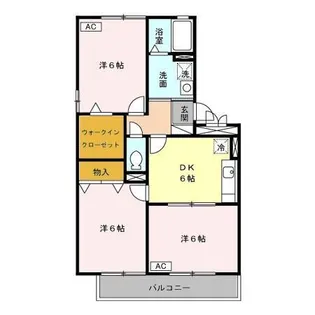 メゾンブルーノの間取り