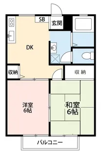 オークヴィラ【1階】の間取り