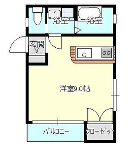 カームヴィル御船【3階】の間取り