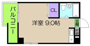 コンフォール朝倉【3階】の間取り