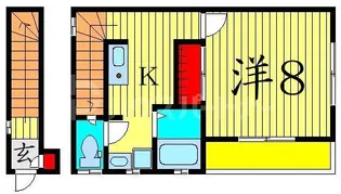 eins【1階】の間取り