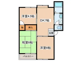 リバティハイツ【2階】の間取り