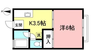 パッシングハイツI【2階】の間取り