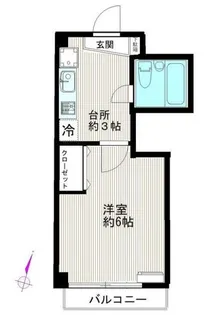 ドミール深野【3階】の間取り