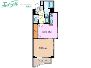ラポアールII【1階】の間取り