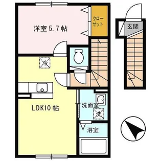 グランモア金沢【2階】の間取り