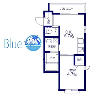メゾンダジュール横浜【3階】の間取り