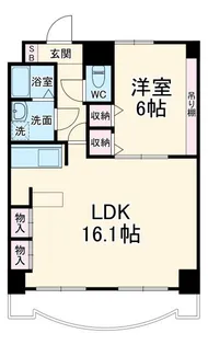 アップル第7マンション【10階】の間取り