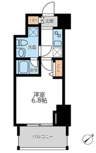 プライマル横濱平沼橋【11階】の間取り