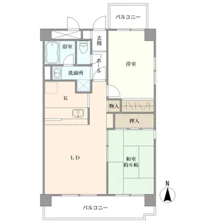 ミノルマンション【2階】の間取り