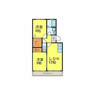 アークアムールII【3階】の間取り