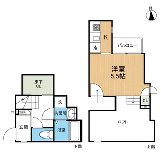CB九品寺リヤン【2階】の間取り