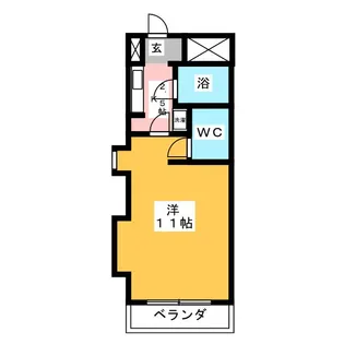 吉野屋ビルリーフコート【5階】の間取り