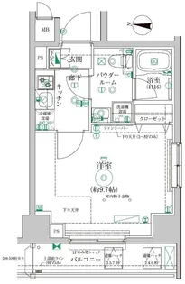 レアライズ清澄白河【3階】の間取り