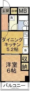 スミノ市川【4階】の間取り