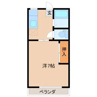 【小型犬多頭飼育可】マイシティライフ3番館【2階】の間取り