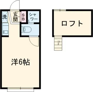 アレイン幸町【1階】の間取り