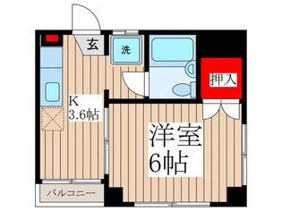 エクセルハイツ【3階】の間取り
