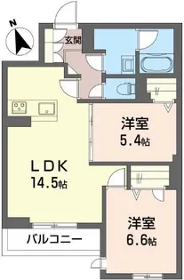 ハーモニーコート【1階】の間取り