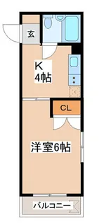 TKグレイスビル【2階】の間取り