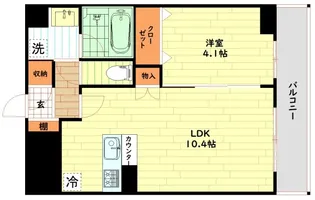 テラスレジデンス新大阪【5階】の間取り