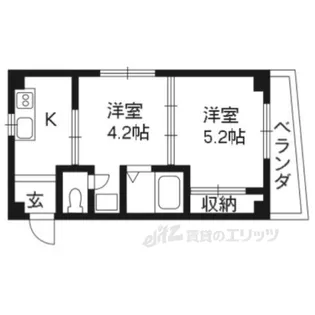 M’プラザ津田駅前七番館【5階】の間取り