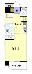 サンロイヤルI【8階】の間取り