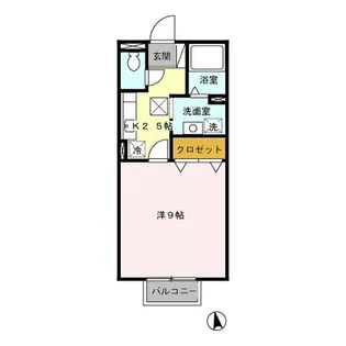 ロータス【1階】の間取り