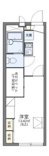 レオパレスウィステリア【2階】の間取り