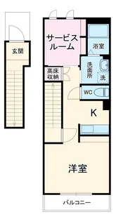 CIEL TSUIJI【2階】の間取り
