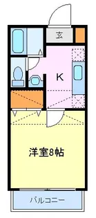 セレーノ蒲町【2階】の間取り