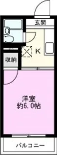 第六みずほ館【2階】の間取り