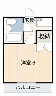 ドミール井ヶ谷【1階】の間取り