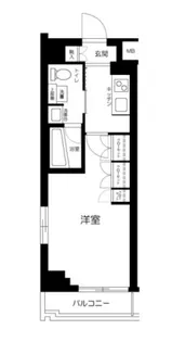 AXAS西馬込アジールコート【2階】の間取り