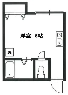 第7Z西村ビル【5階】の間取り