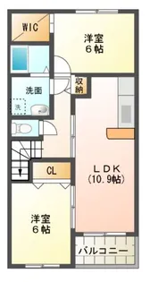 メゾンド・ベル【2階】の間取り