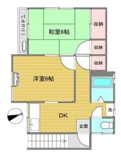 さくら荘【2階】の間取り
