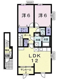 エコ・グランツ II【2階】の間取り