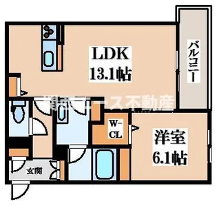 シャーメゾンRefinar【1階】の間取り