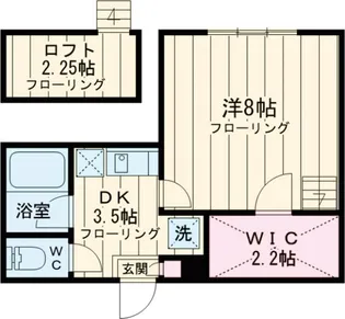 セザンヌ王ヶ崎【1階】の間取り
