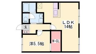ハイツ前田【2階】の間取り
